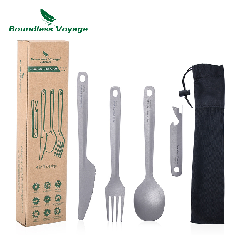 Outdoor Camping Dining Set - 무한 항해 유틸리티 칼 세트 4피스