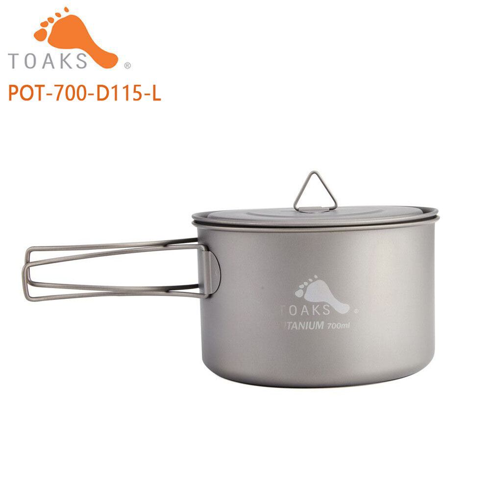 Outdoor Camping Dining Set - TOAKS 순수 티타늄 캠핑 조리기구, 야외