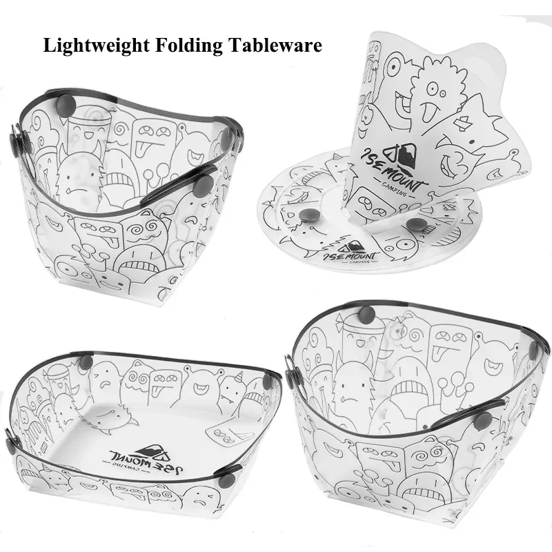 Outdoor Camping Dining Set - 야외 경량 접이식 식기 휴대용 그릇