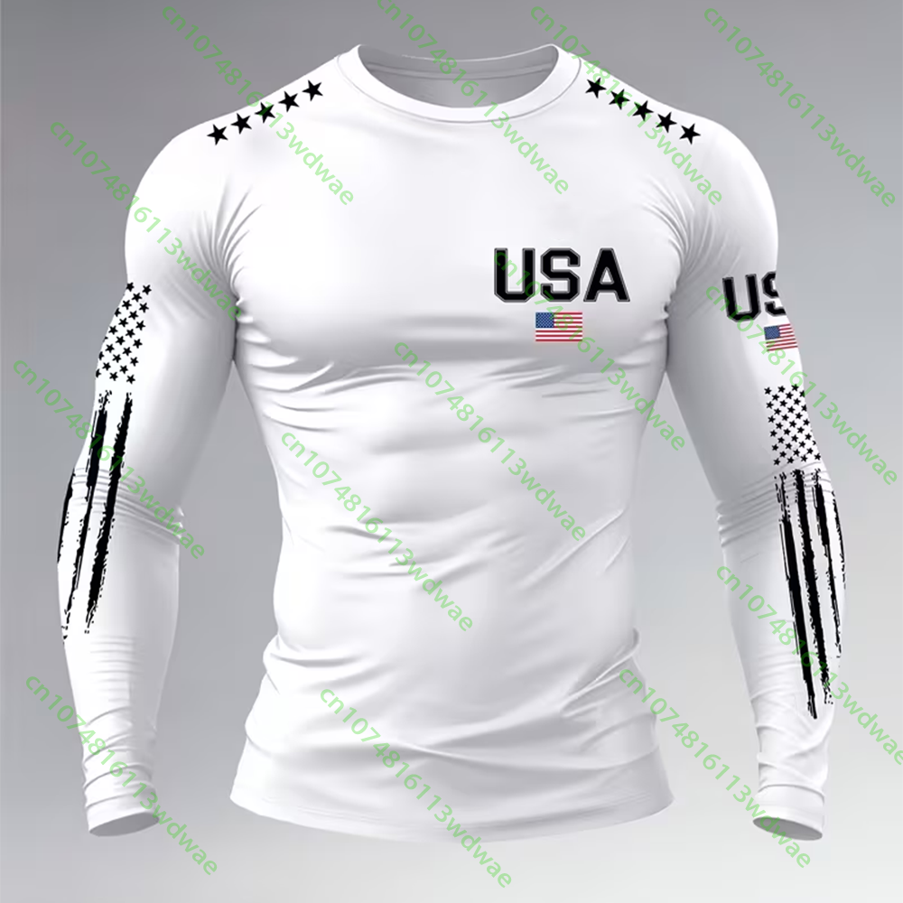 Outdoor Camping Usa - 미국 스타일의 새로운 남성 패션, 긴팔
