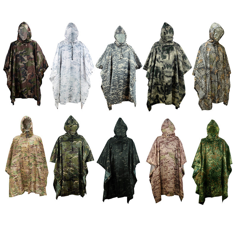 3-in-1 기능성 레인코트: 배낭, 방수 덮개, 후드 - Camping Rain Poncho 리뷰 및 가격