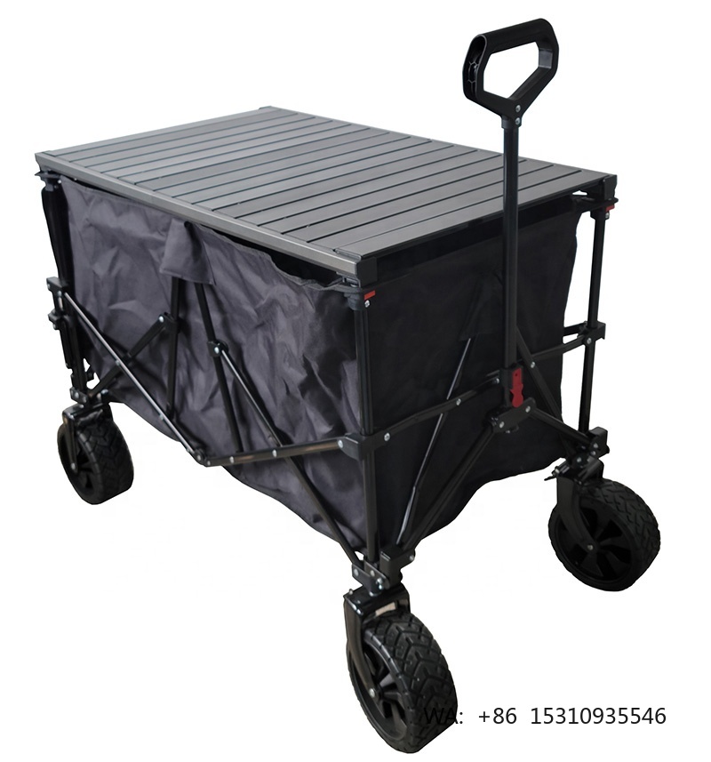 ODM 도매 접이식 웨건, 조절 가능한 테이블 포함,  - Outdoor Camping Trolley 리뷰 및 가격