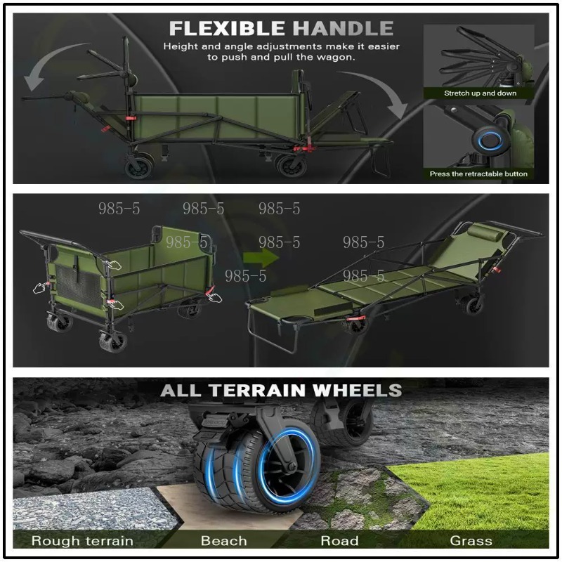 야드 홈 야외 트롤리 캠핑 낚시 레저 휴식 유틸리티 카 - Outdoor Camping Trolley 리뷰 및 가격